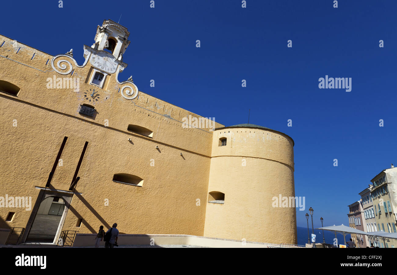 Palais du Gouverneur, Citadelle, Bastia, Corse, France Banque D'Images