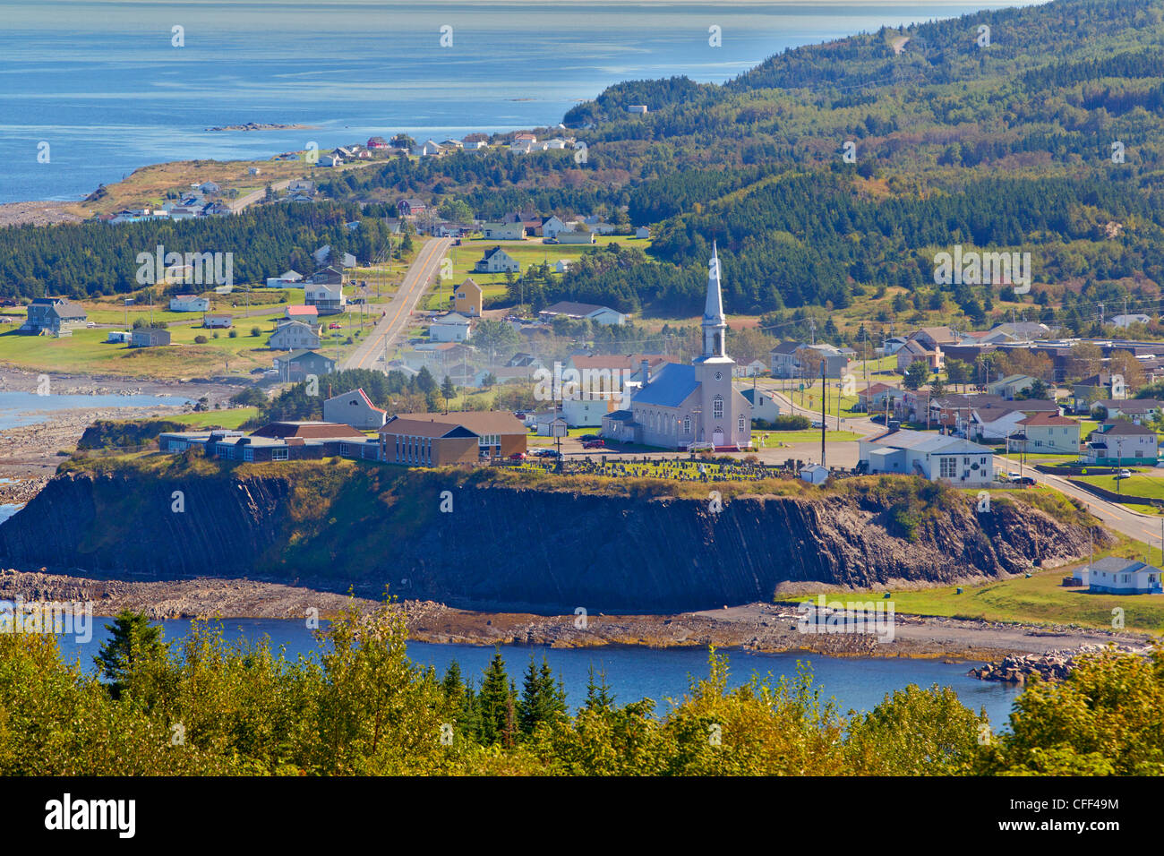 Grande-Vallée, Gaspésie, Québec, Canada Banque D'Images