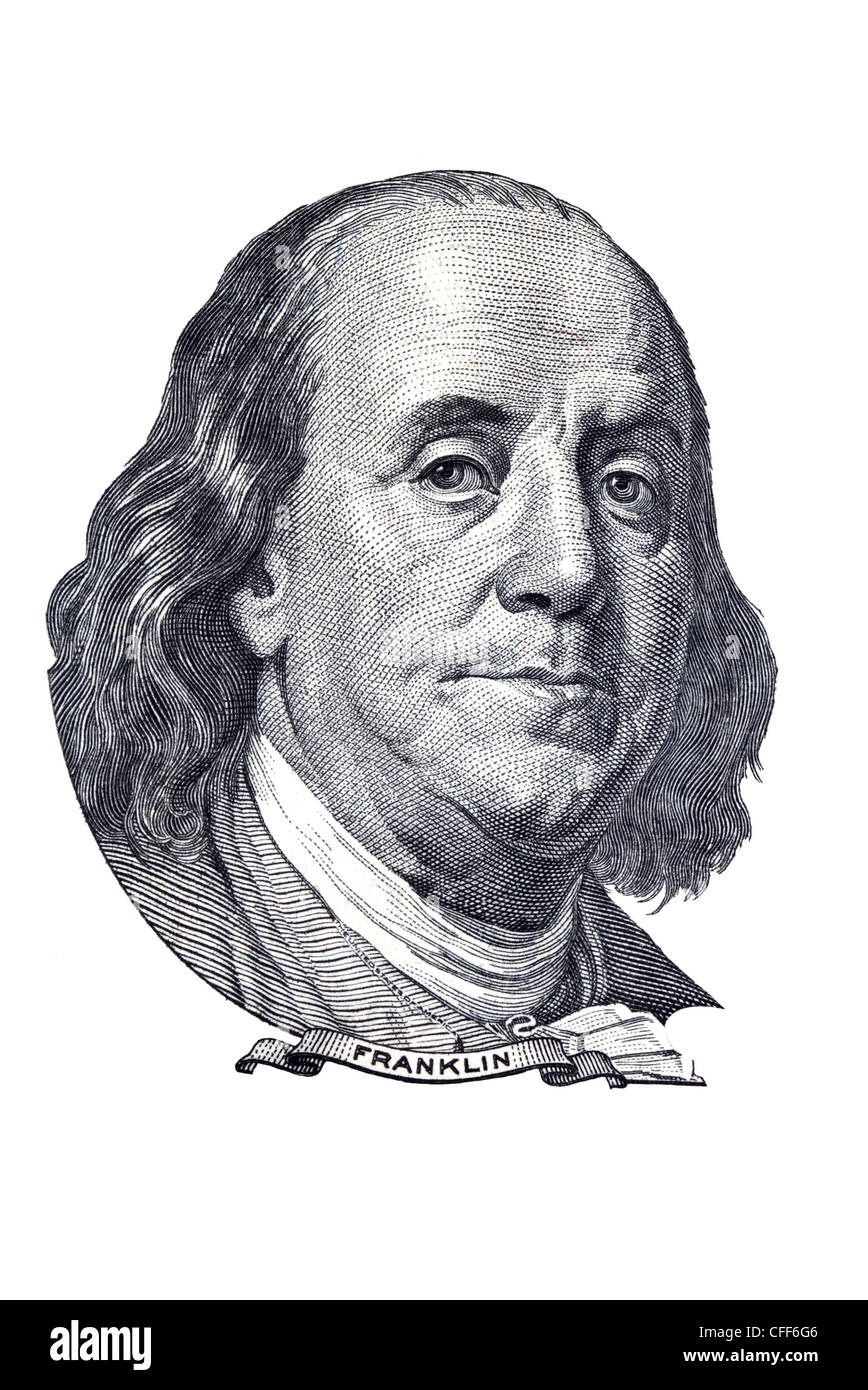 Benjamin Franklin. Banque D'Images