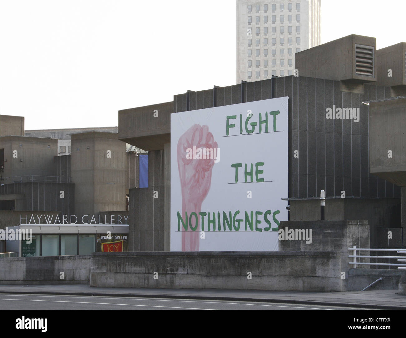 La lutte contre le néant à la Hayward Gallery. Southbank Centre, Belvedere Road, London, England, UK Banque D'Images