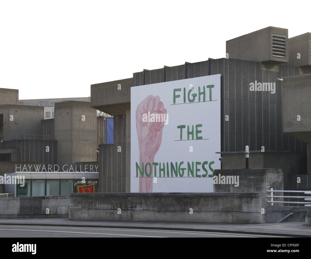La lutte contre le néant à la Hayward Gallery. Southbank Centre, Belvedere Road, London, England, UK Banque D'Images