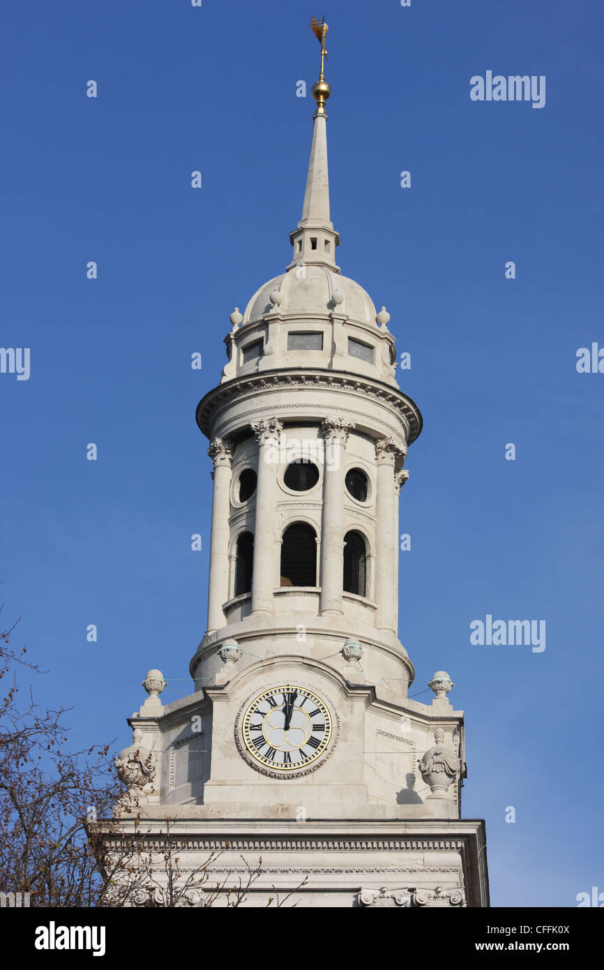 St Alfege est la paroisse anglicane Église dans le centre de Greenwich. Banque D'Images