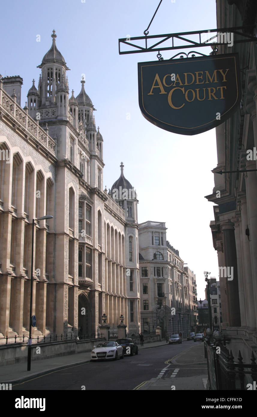 Chancery Lane London Kings College Maughan library sur la gauche Banque D'Images