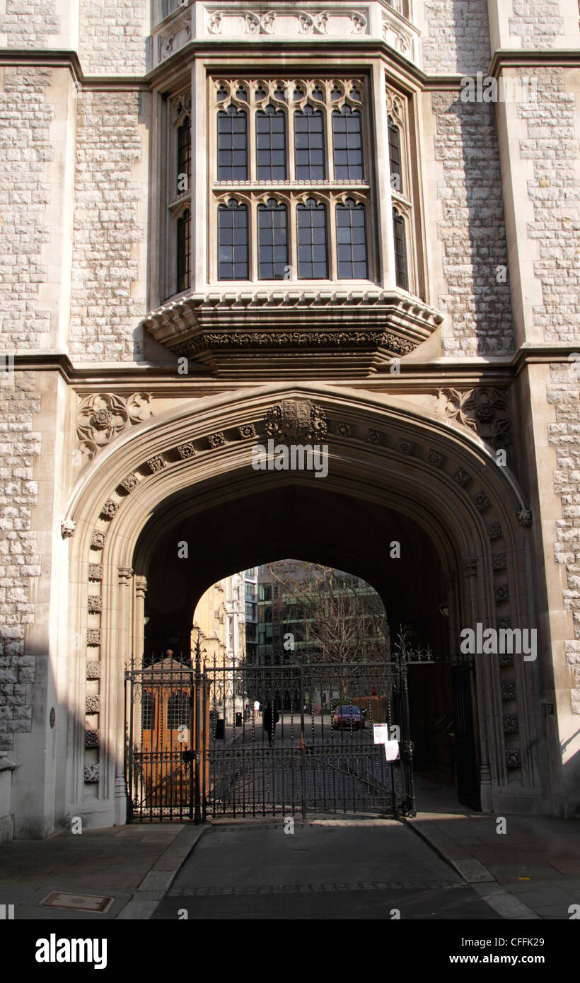 Entrée de Kings College London Chancery Lane Bibliothèque Maughan Banque D'Images