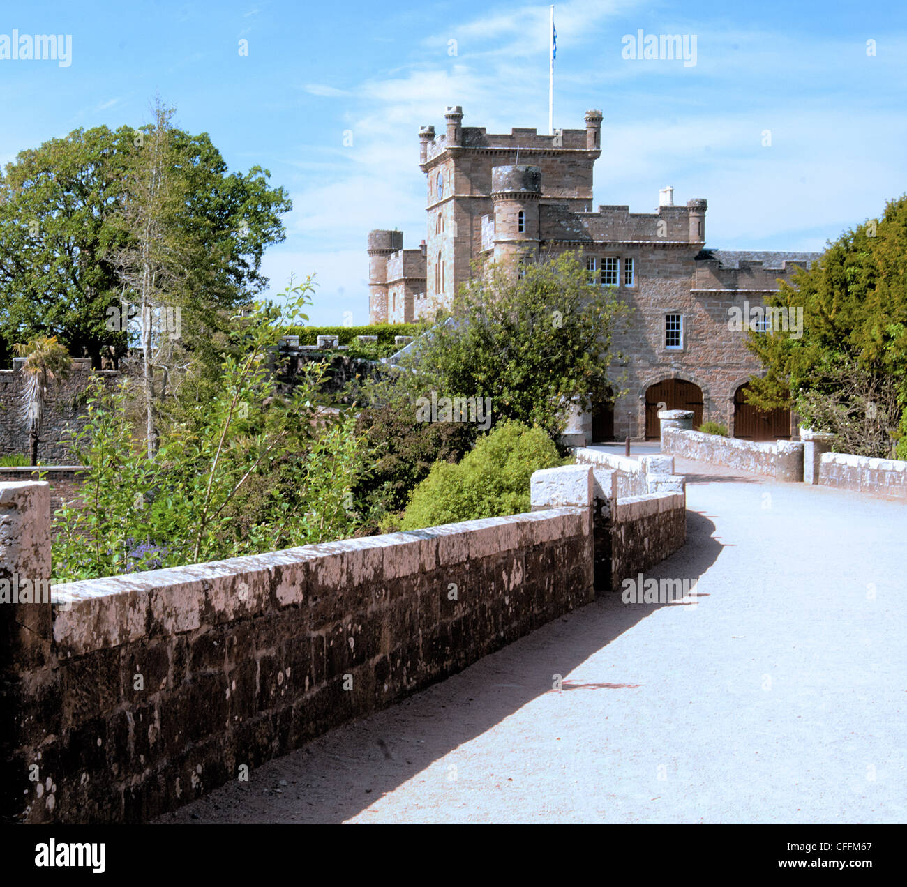 Le Château de Culzean entrée ayrshire Banque D'Images