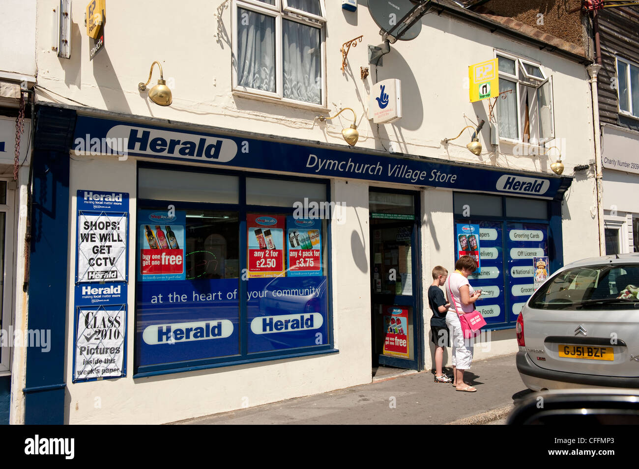 Village Store Dymchurch Kent UK Banque D'Images