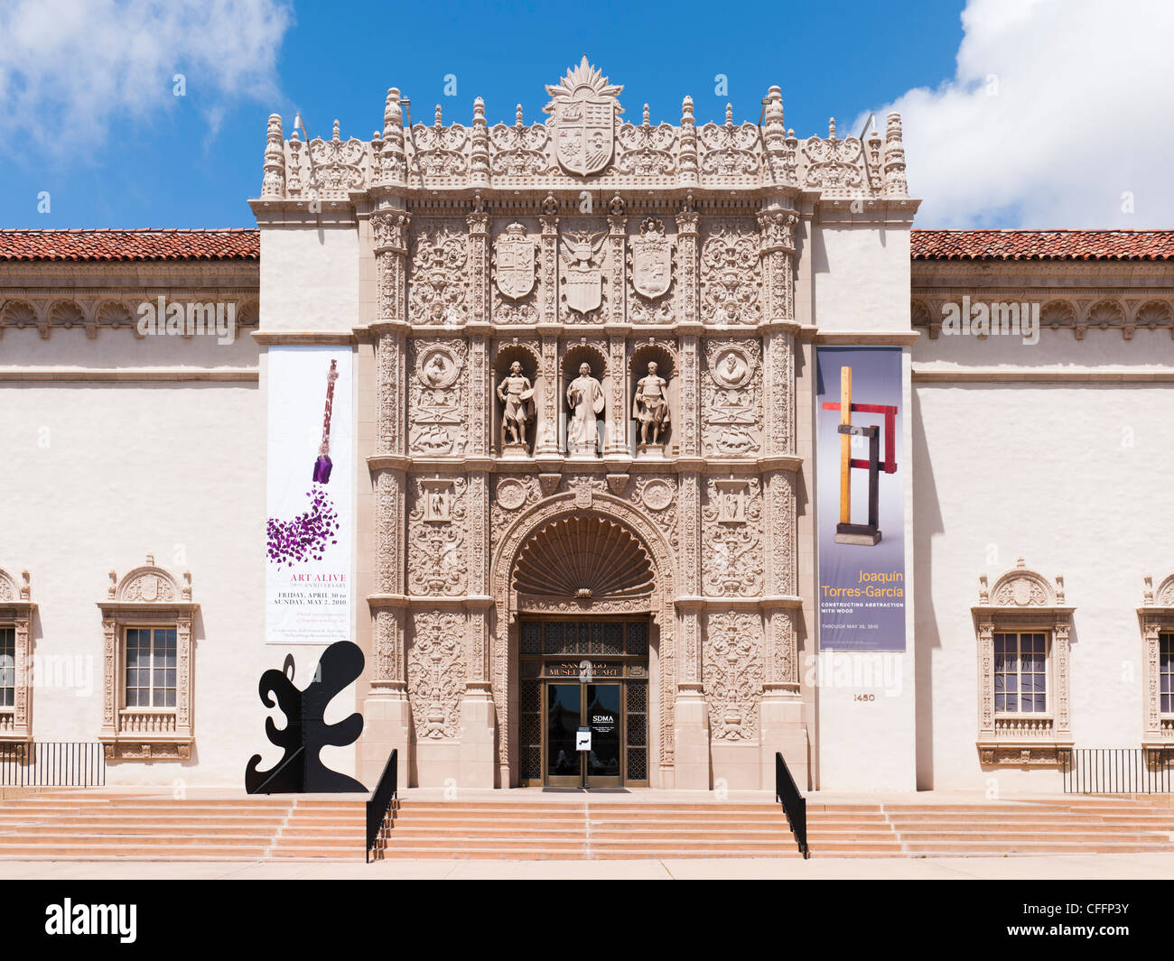 San Diego Museum of Art Banque D'Images