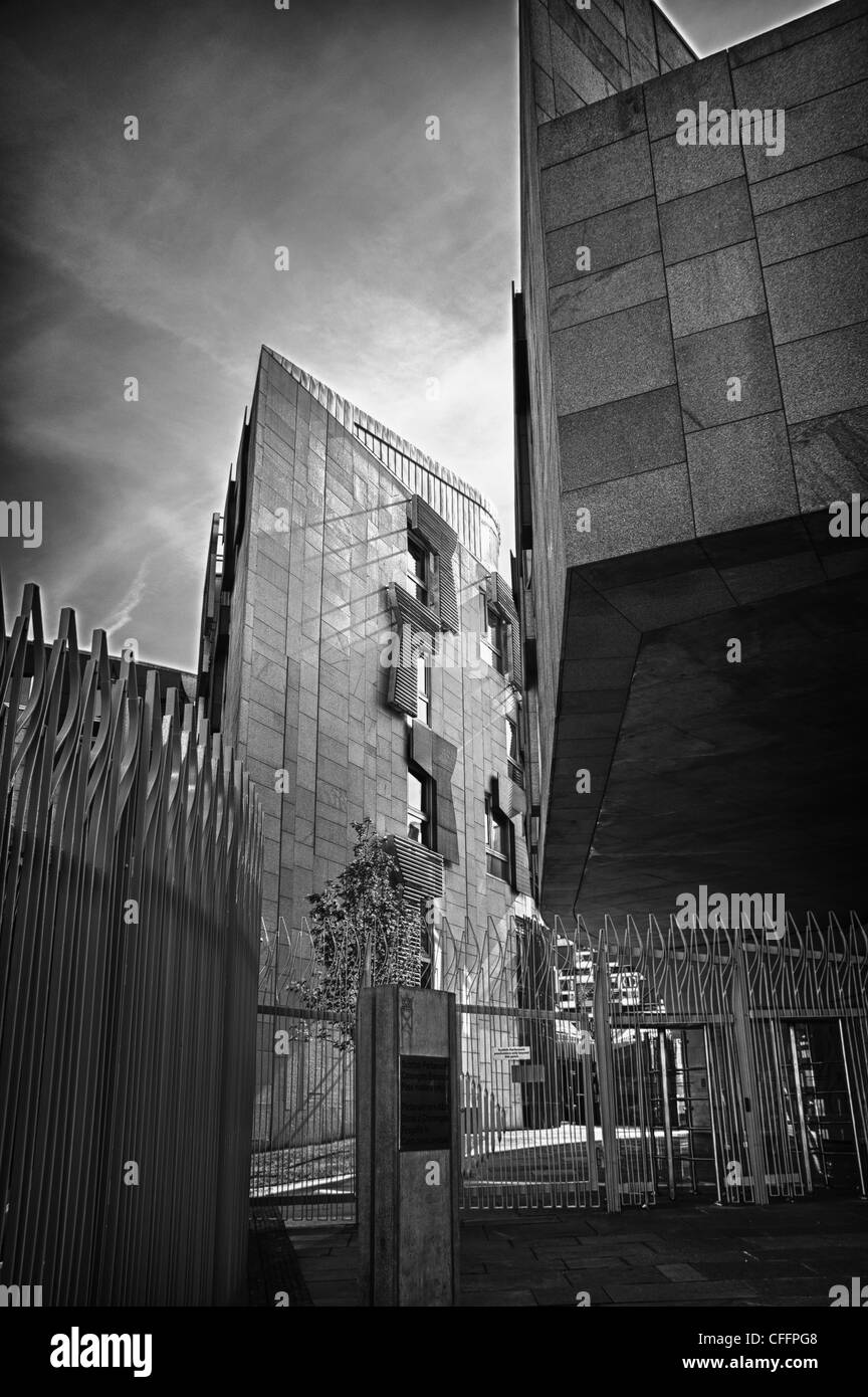 Le Parlement écossais à Édimbourg Banque D'Images