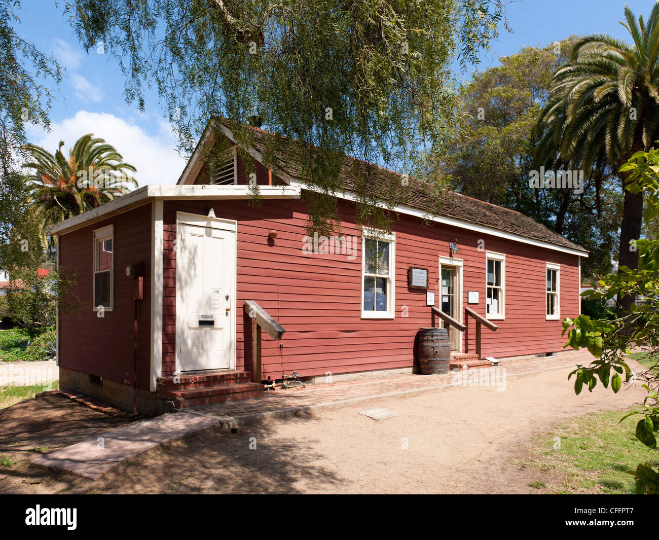 Mason Street School, Old Town San Diego Banque D'Images