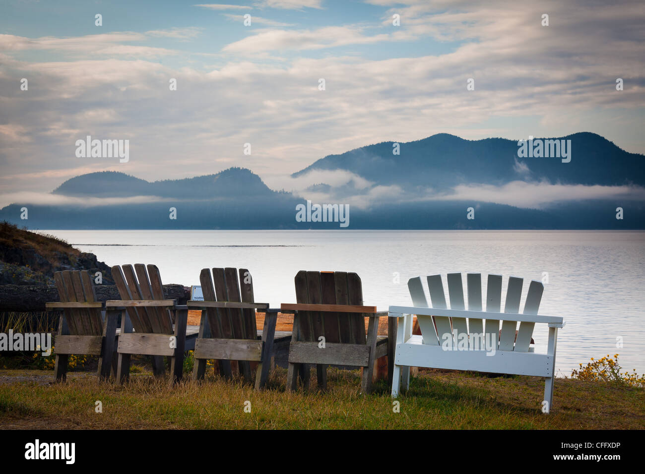 Doe Bay sur l'île Orcas, la plus grande des îles San Juan dans l'état de Washington Banque D'Images