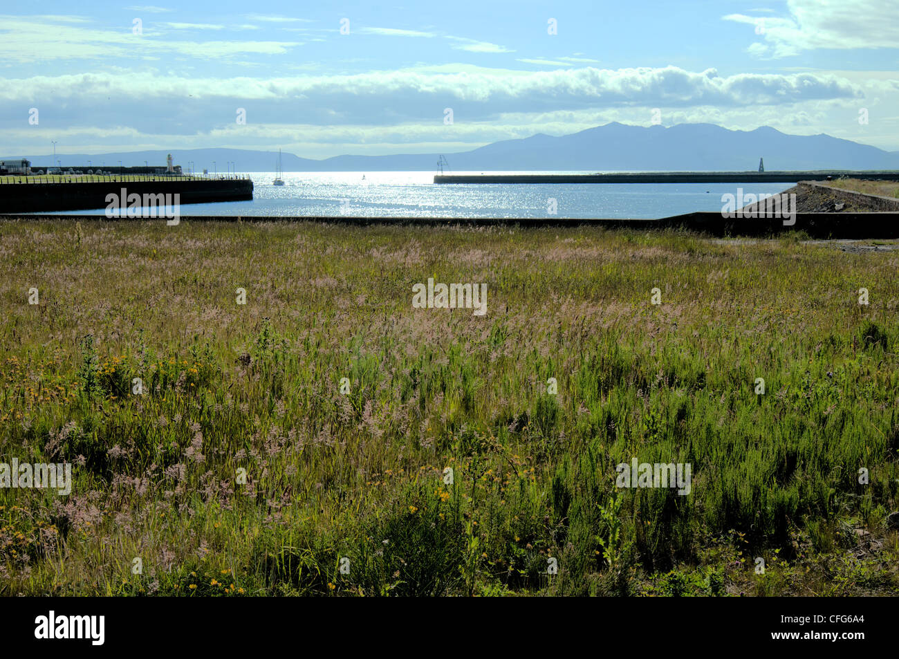 Ardrossan ayrshire du nord l'île et arran Banque D'Images