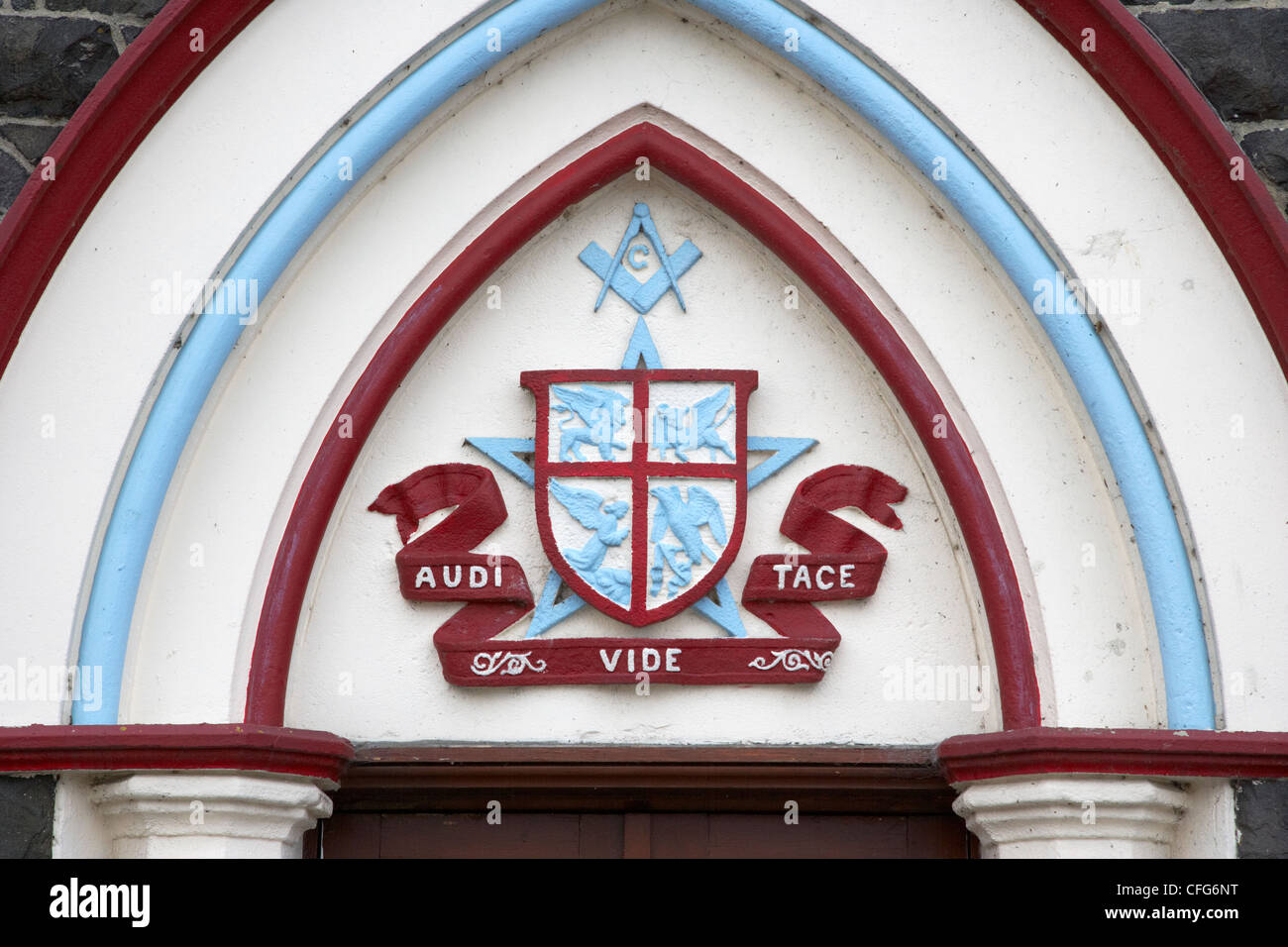 Freemasons hall loge maçonnique d'Antrim county antrim irlande du nord uk Banque D'Images