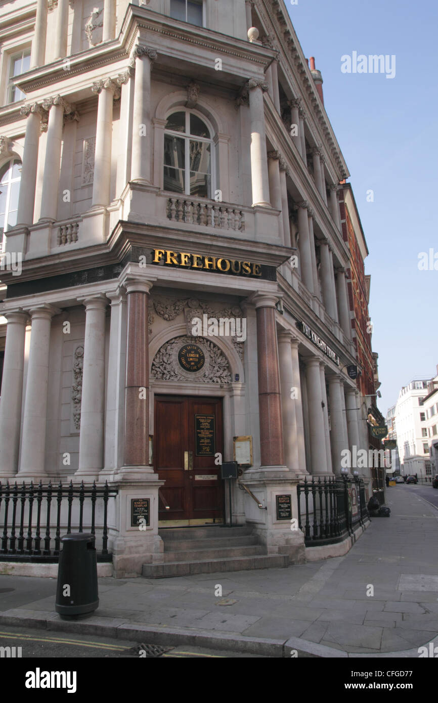 Les Templiers Chancery Lane London Pub Banque D'Images