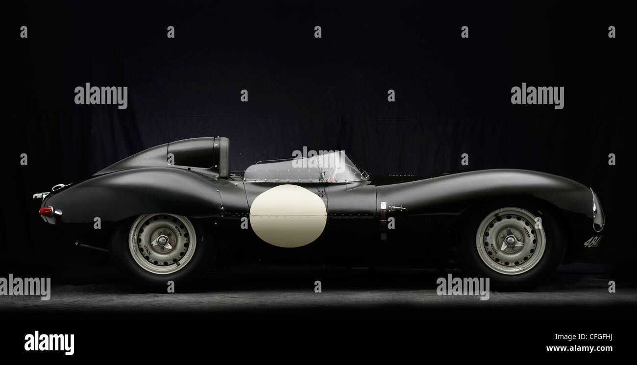 1956 Jaguar D type Banque D'Images