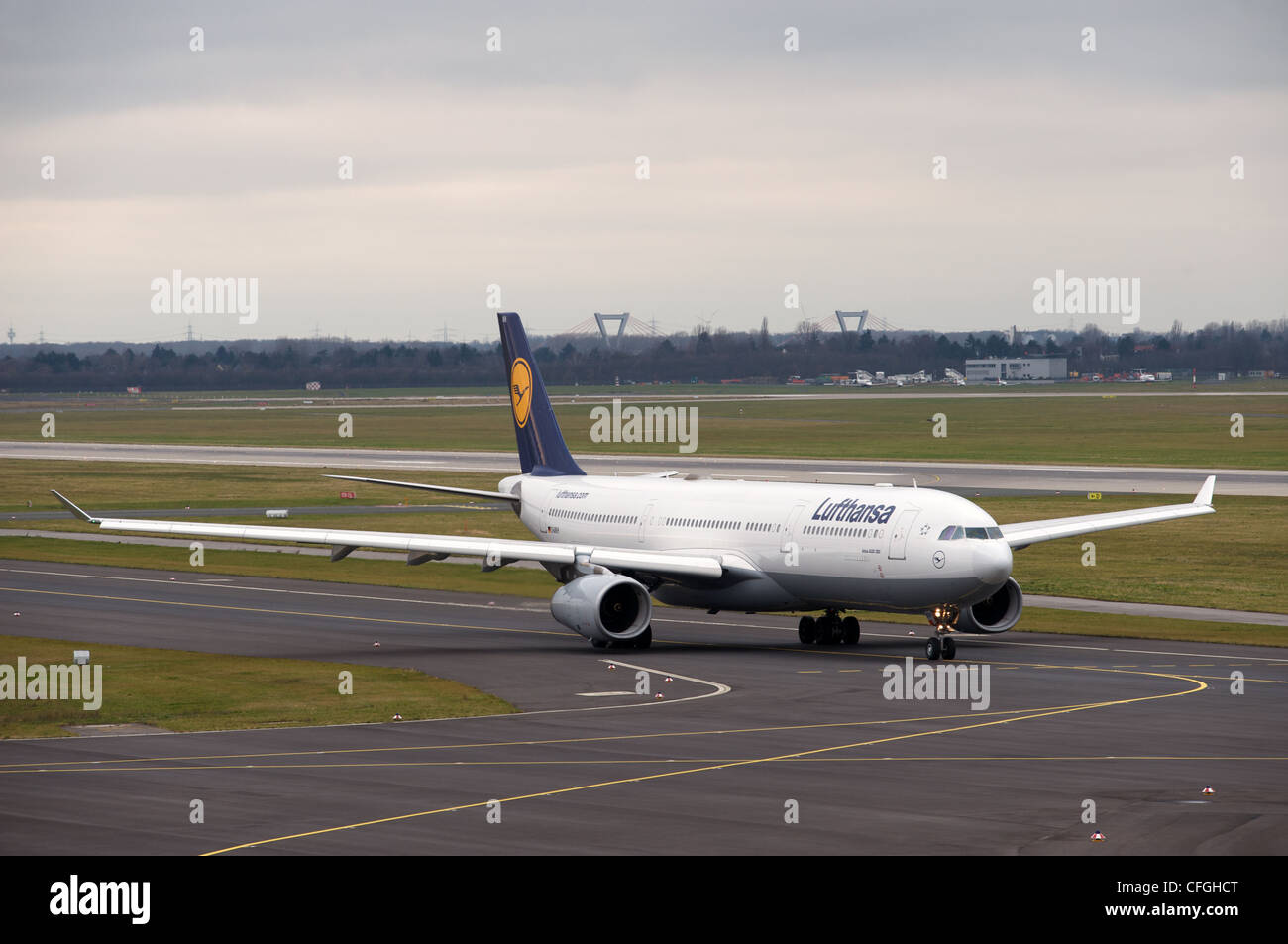 Lufthansa Airbus A330 avion de ligne Banque D'Images