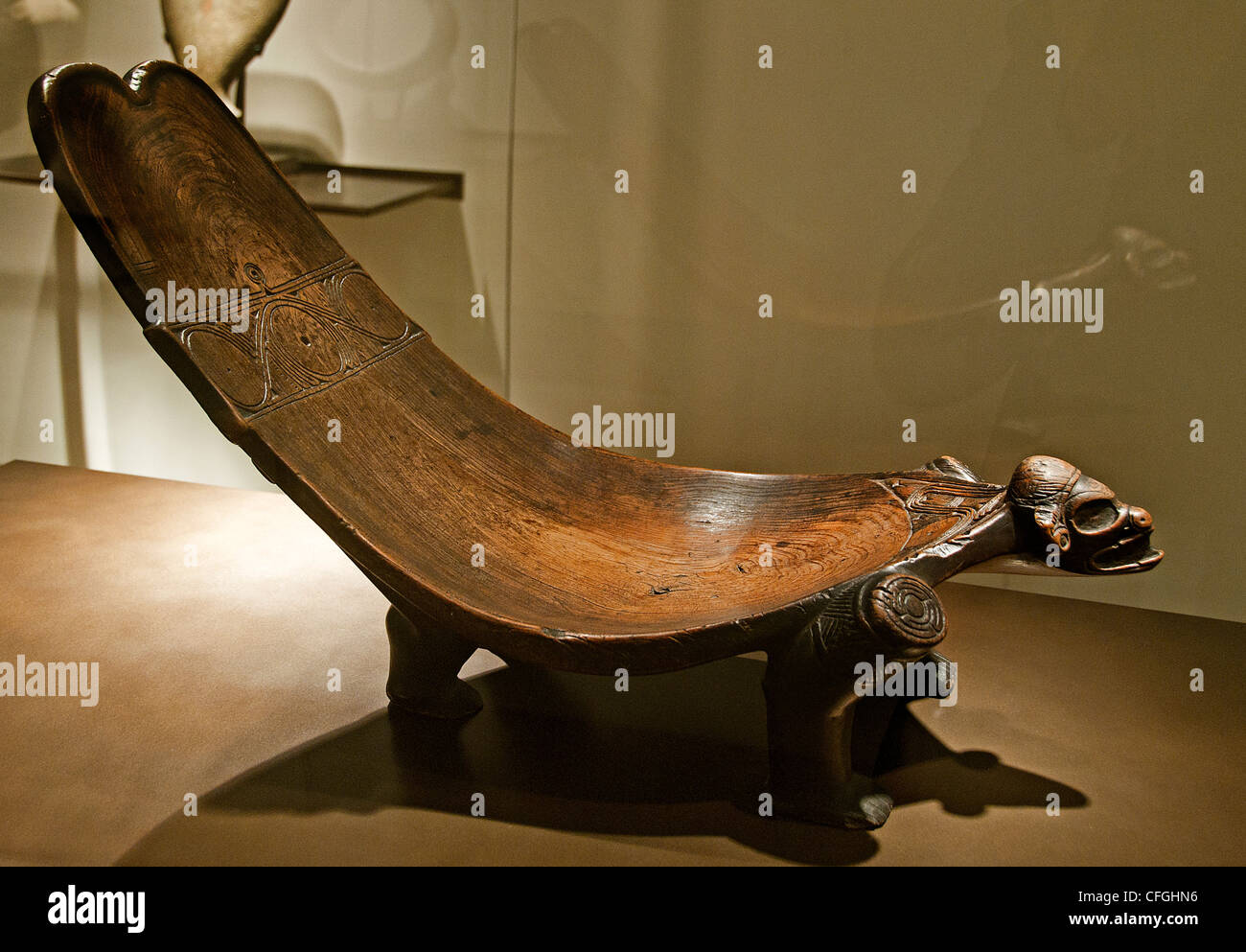 Sculpture taïno 14 - 15 Siècle Haïti - République Dominicaine - Grandes Antilles - Antilles Banque D'Images