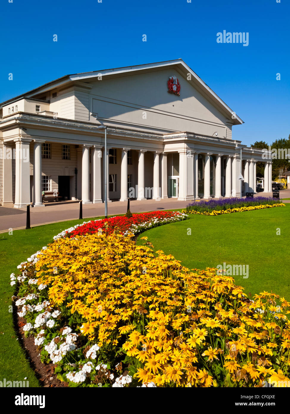 Une musique de Montfort Hall et salle de spectacle de la ville de Leicester England UK Conçu par Shirley Harrison a ouvert ses portes en 1913 Banque D'Images