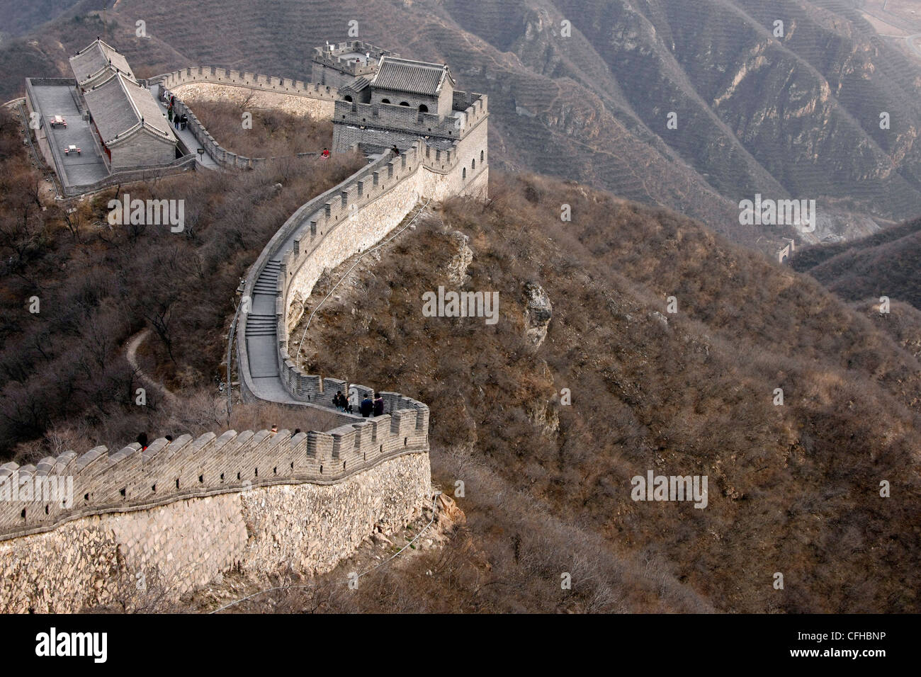 Grande Muraille de Chine Banque D'Images