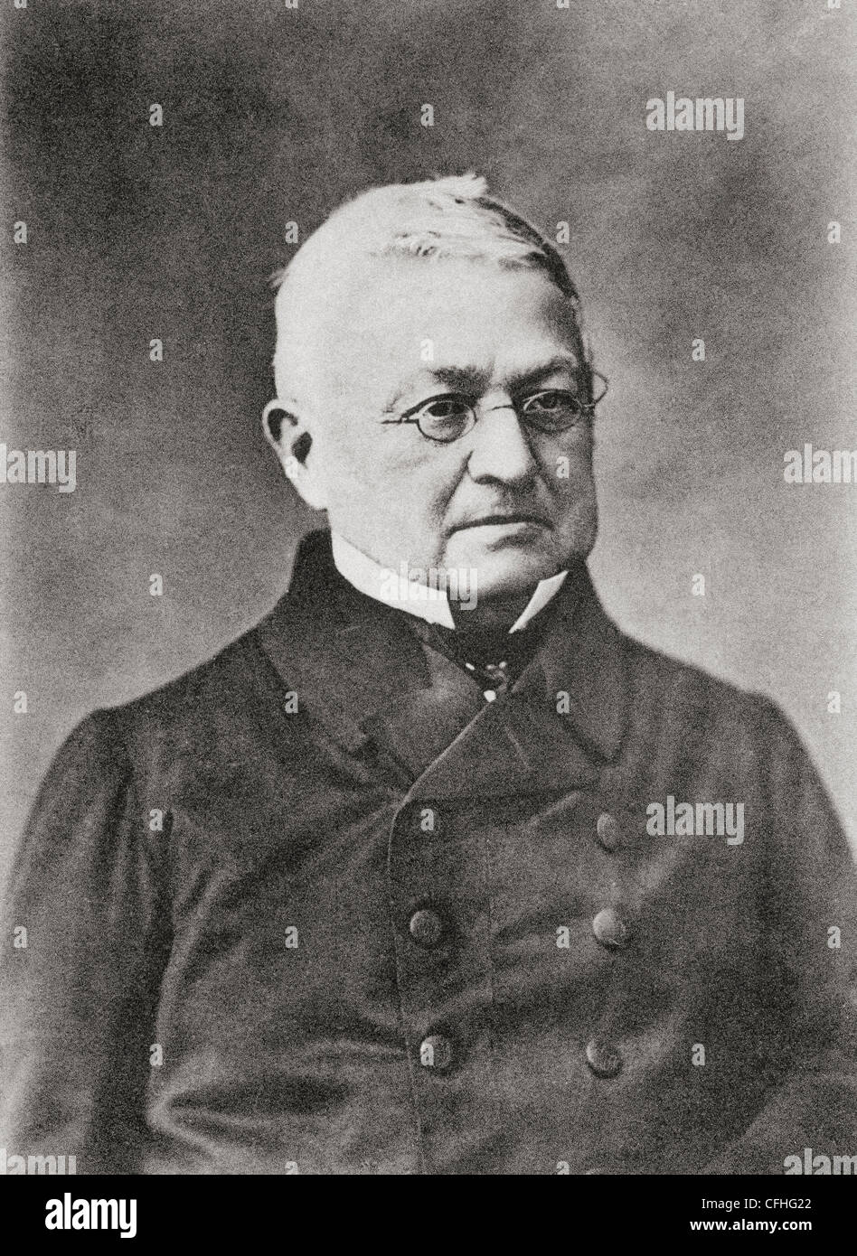 Marie Joseph Louis Adolphe Thiers, 1797-1877. Homme politique français, Président de l'historien et République française, Co-Prince d'Andorre. Banque D'Images
