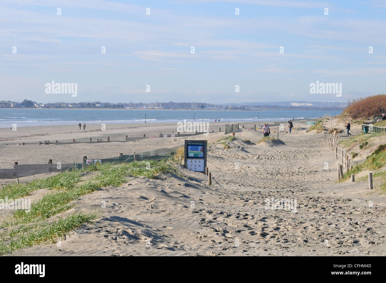 West Wittering Beach Banque D'Images