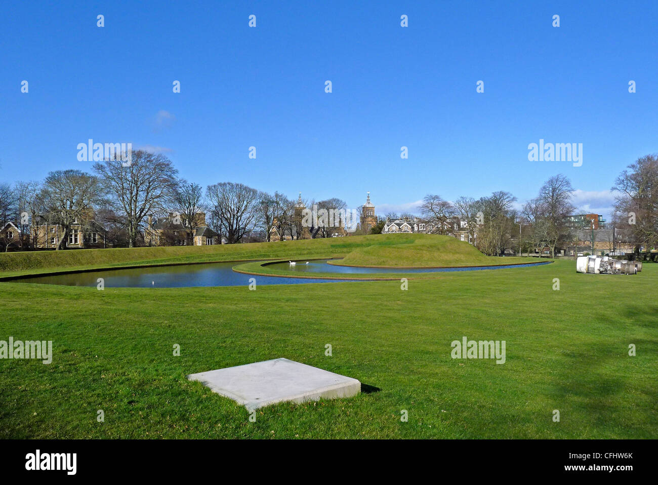 L Étang à Scottish Gallery of Modern Art Edimbourg en Ecosse Banque D'Images