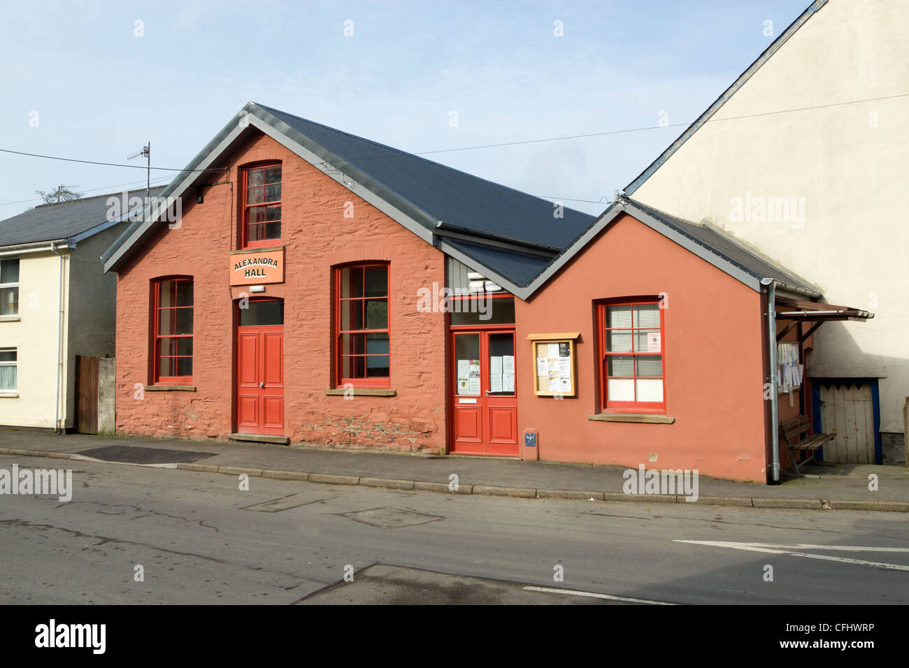 L'Alexandra Hall à Llangammarch Wells, Powys Pays de Galles Banque D'Images