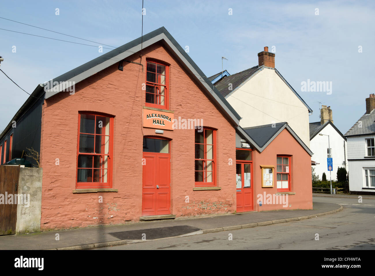 L'Alexandra Hall à Llangammarch Wells, Powys Pays de Galles Banque D'Images