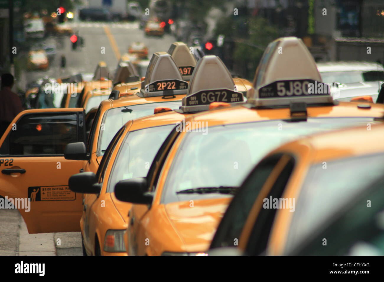 NYC Taxi Banque D'Images