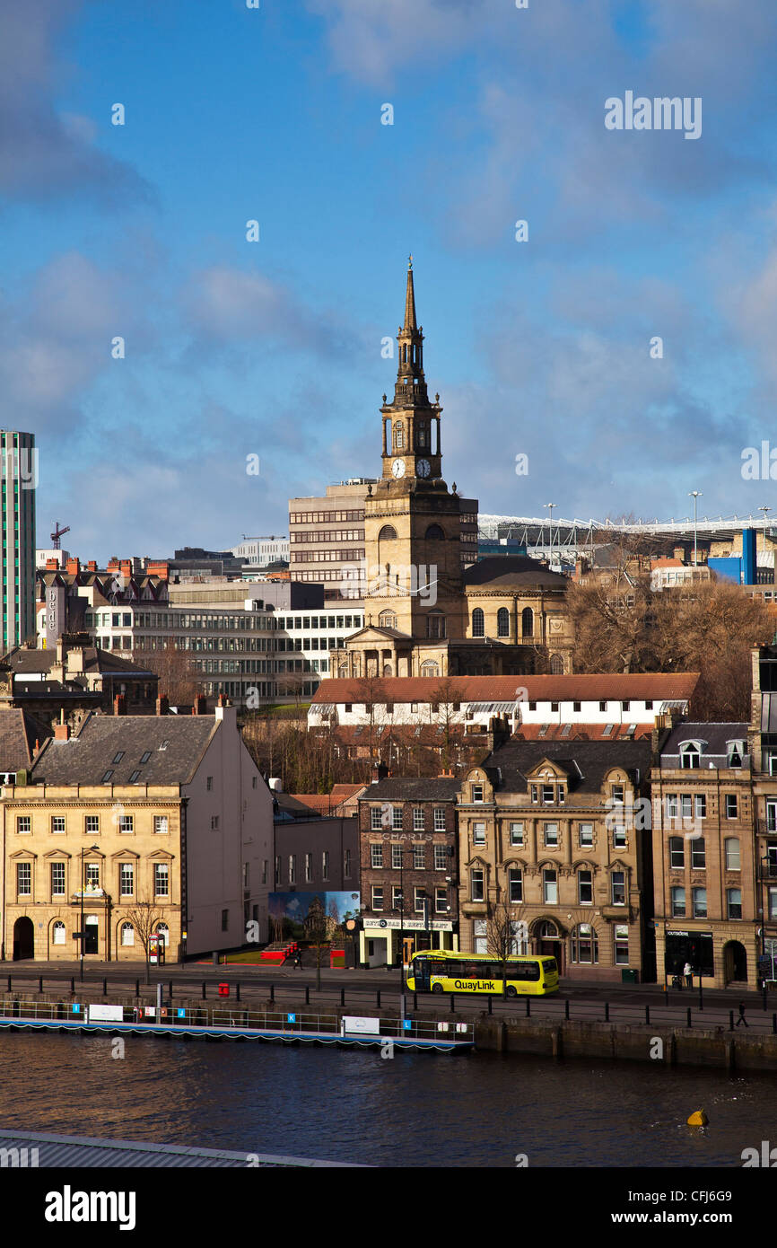 Quayside, Newcastle upon Tyne et Wear Banque D'Images