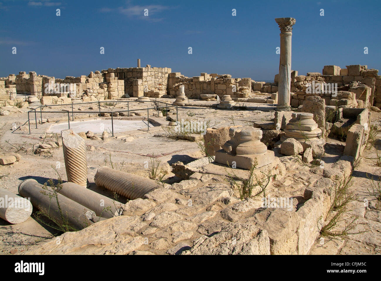 Ruines de Kourion, près de Episkopi, Chypre, Europe Banque D'Images