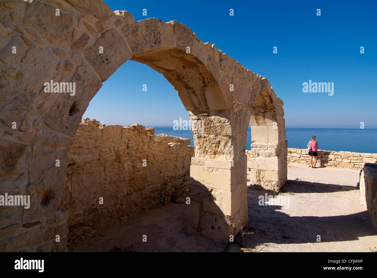 Ruines de Kourion, près de Episkopi, Chypre, Europe Banque D'Images