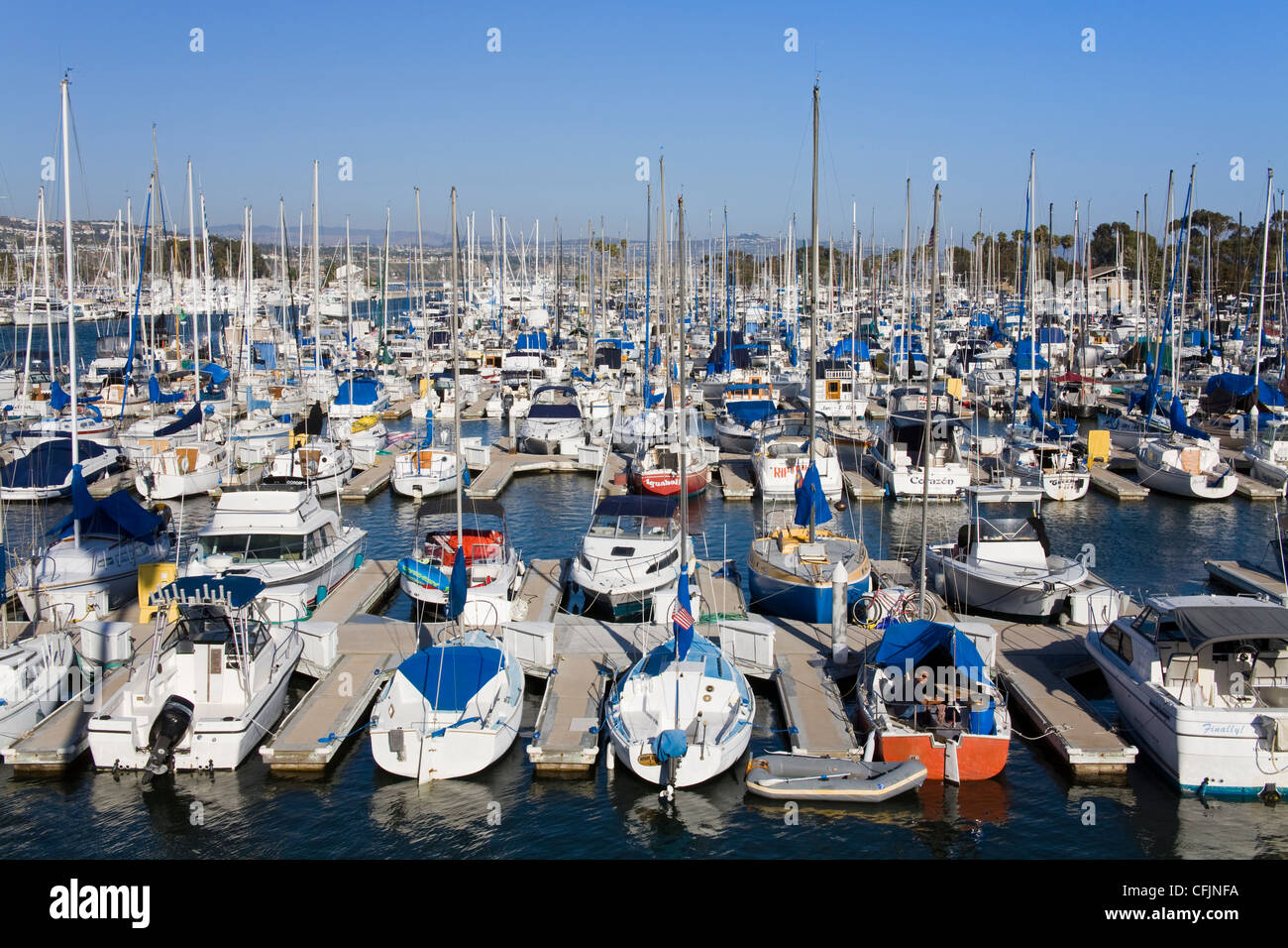 Marina à Dana Point Harbor, Orange County, Californie, États-Unis d'Amérique, Amérique du Nord Banque D'Images