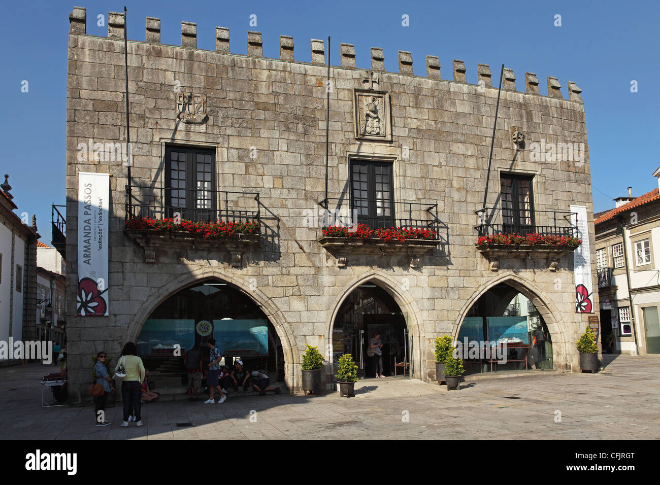 Palais de la Mairie (Pacos n'Conselha), Viana do Castelo, Minho, Portugal, Europe Banque D'Images