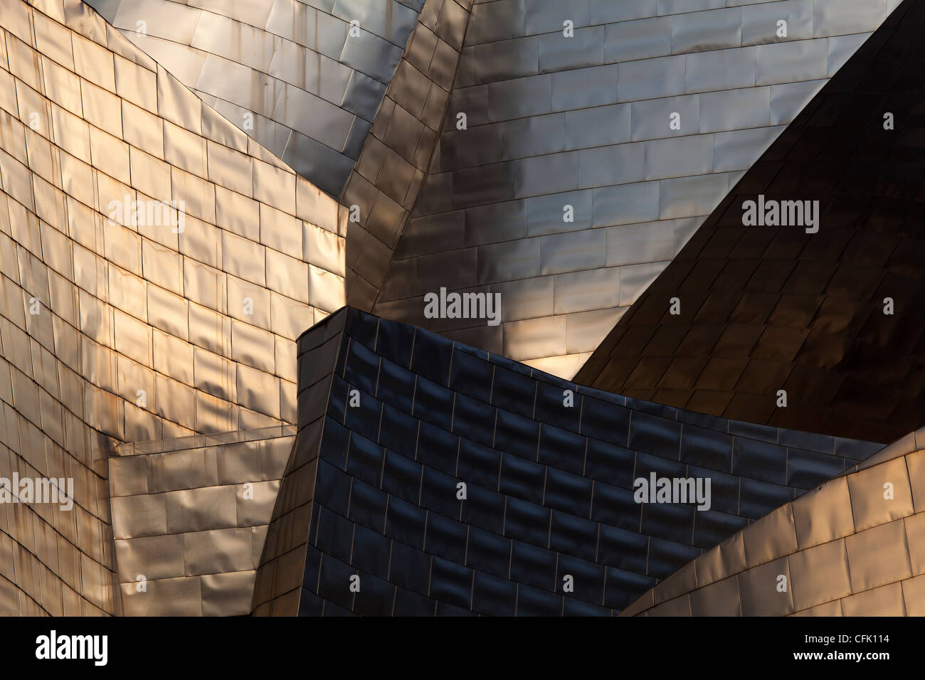 Le titane, Guggenheim Museum, Bilbao, Bizkaia, Espagne Banque D'Images