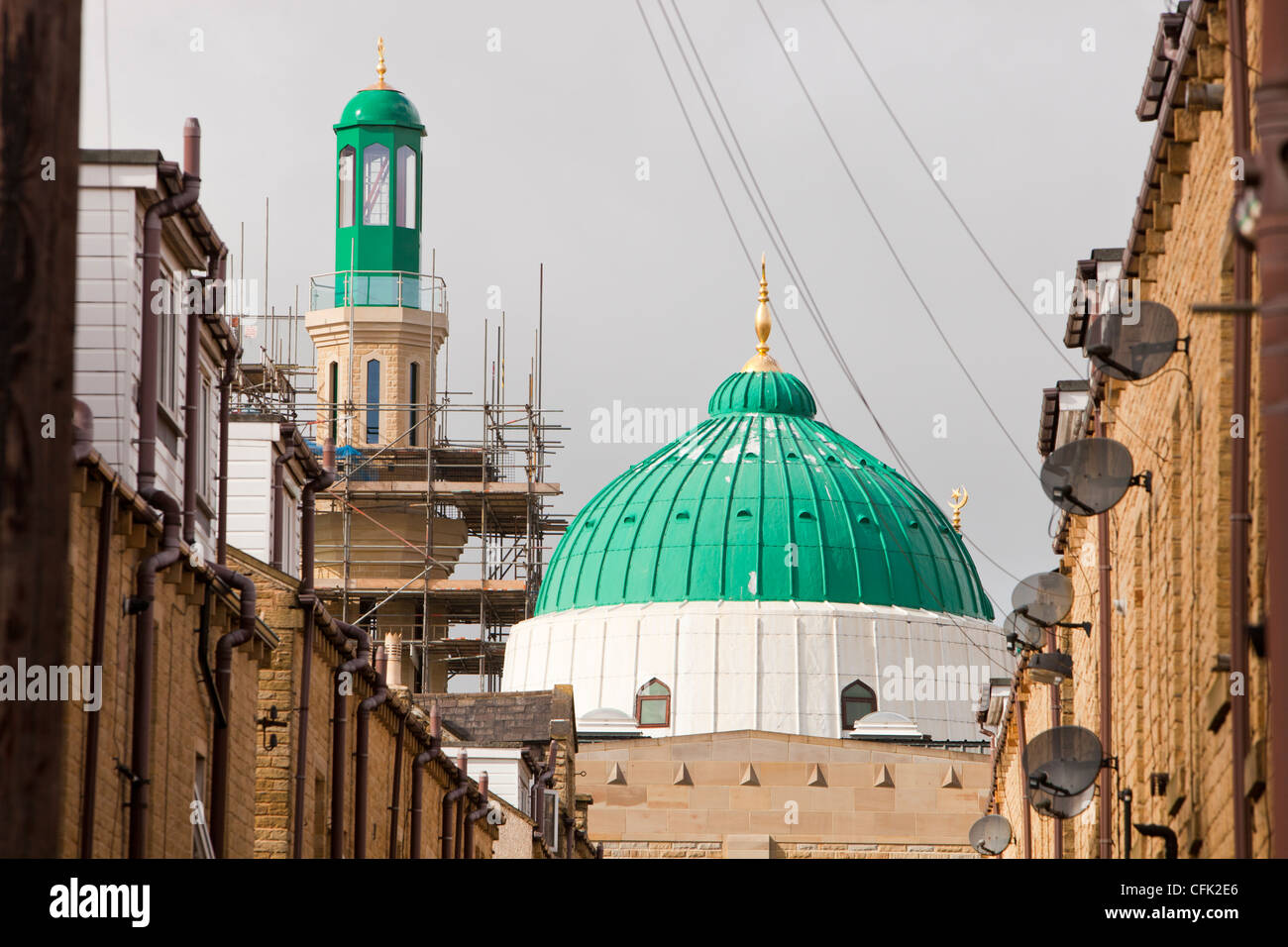 La Mosquée Jamia à Keighley, West Yorkshire, Royaume-Uni. Banque D'Images