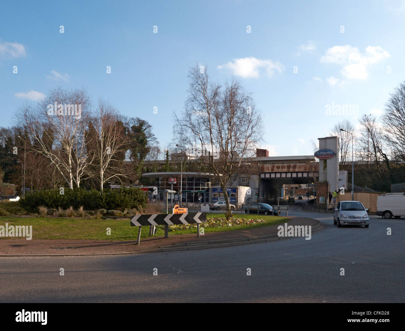 La gare de Redhill Surrey Banque D'Images