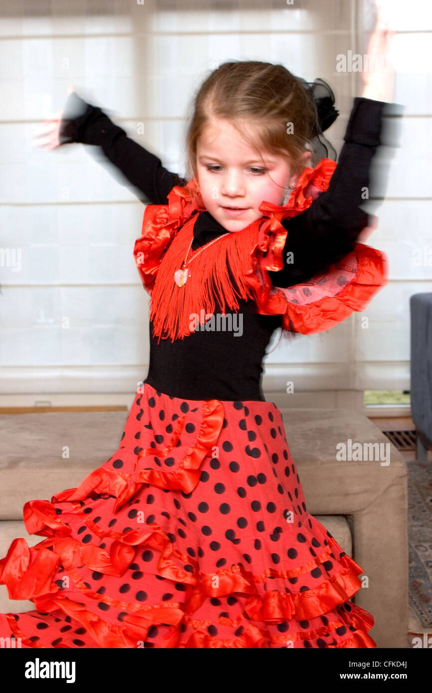 robe de flamenco fille