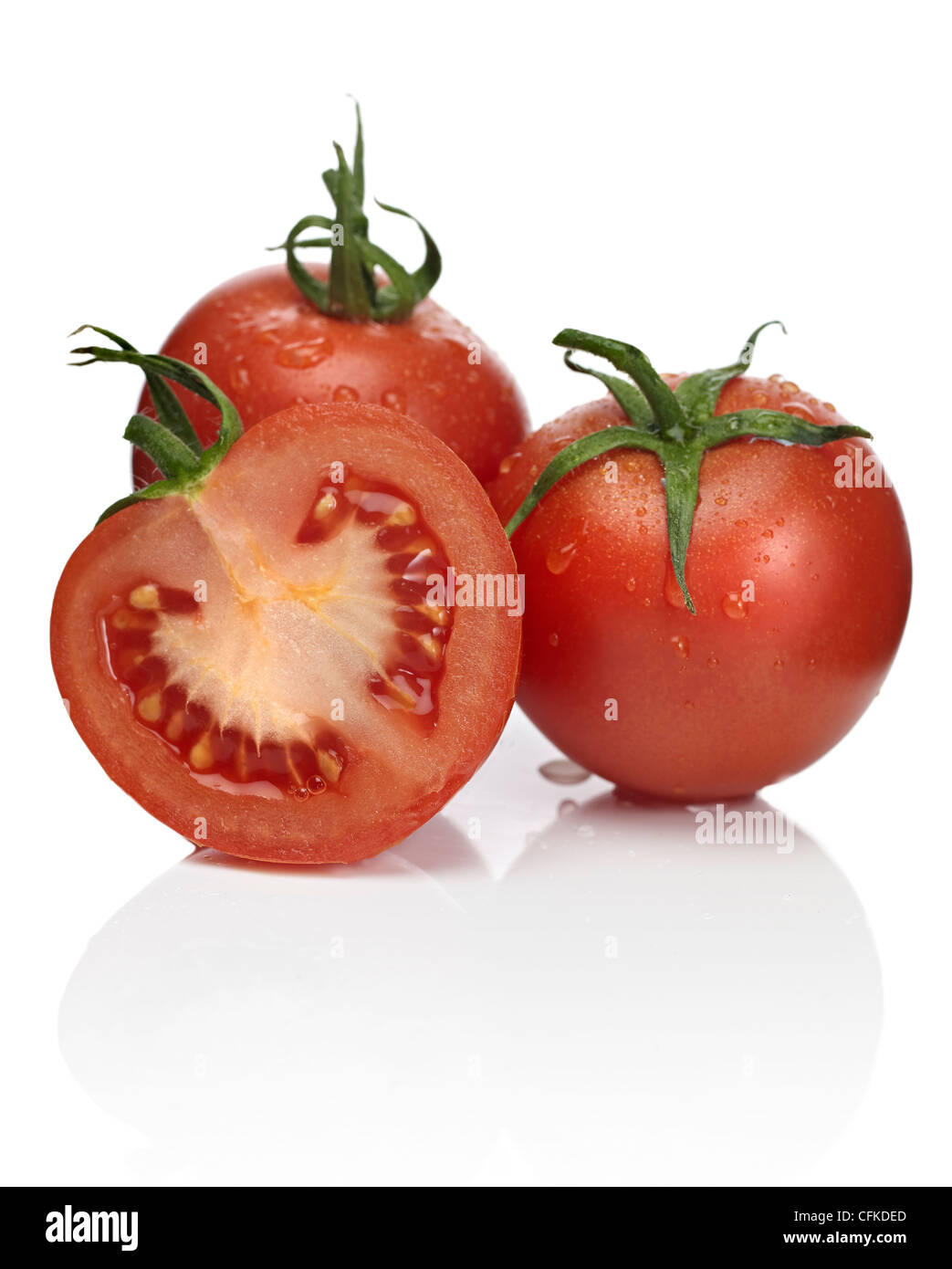 Tomates rouges Banque D'Images