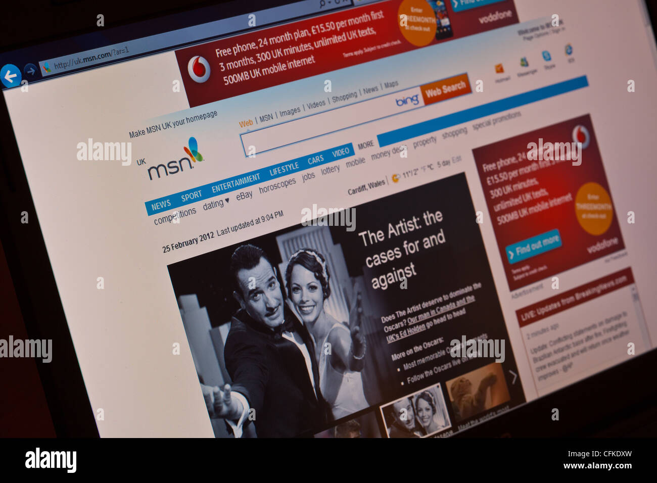 Msn homepage Banque de photographies et d’images à haute résolution - Alamy