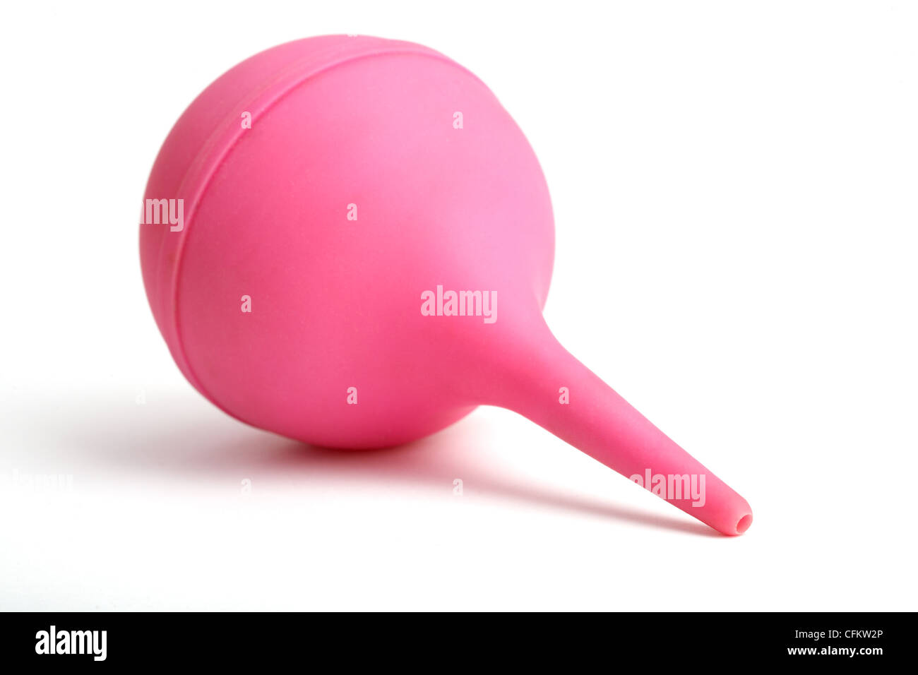 L'ampoule du côlon pour les procédures sur un fond blanc Banque D'Images