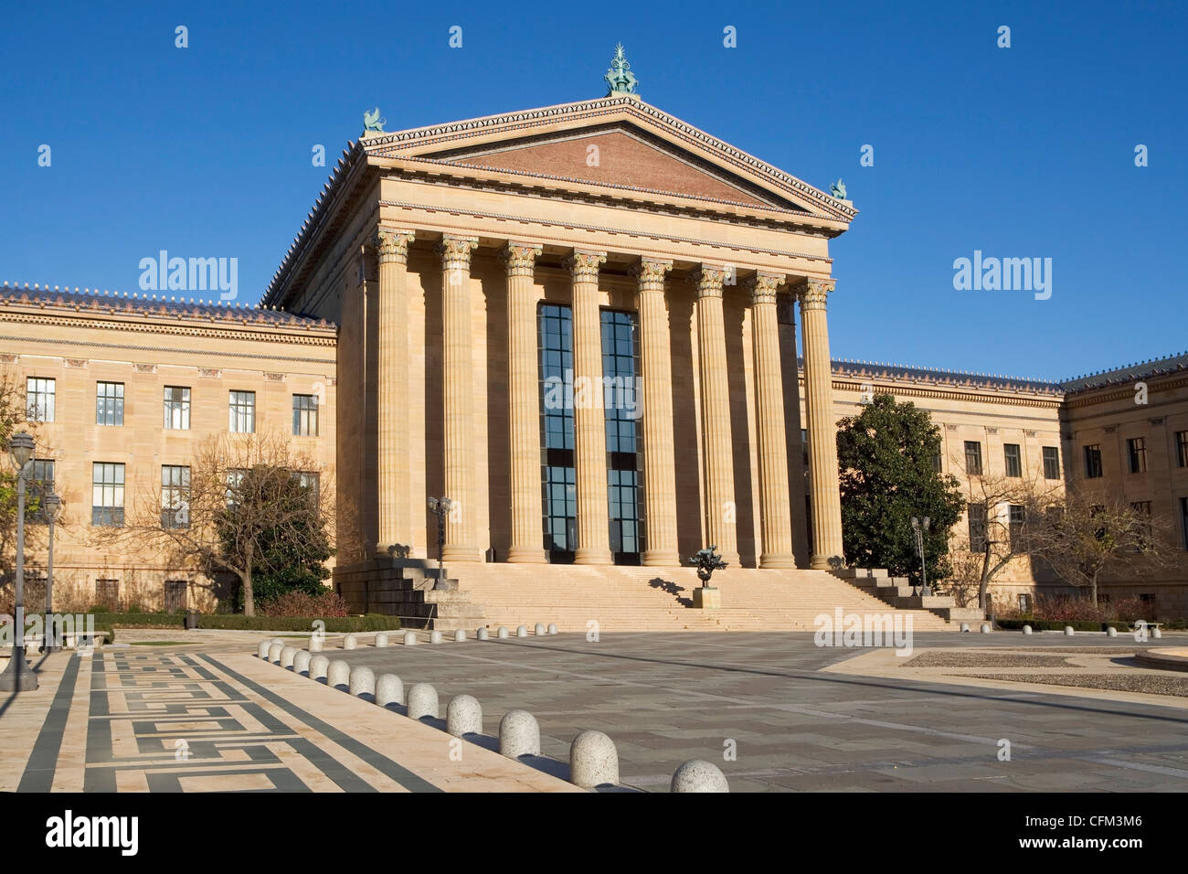 USA, Pennsylvania, Philadelphia, Philadelphia Museum of Art facade Banque D'Images