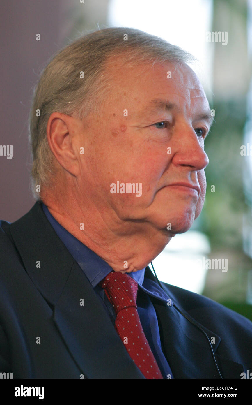 Sir Terence Conran, designer britannique et restaurateur, à Tokyo, Japon. Banque D'Images