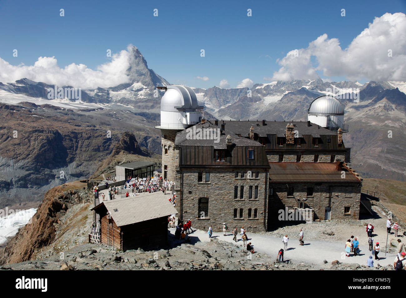Gornergrat et le Matterhorn, Zermatt, Valais, Alpes Suisses, Suisse, Europe Banque D'Images
