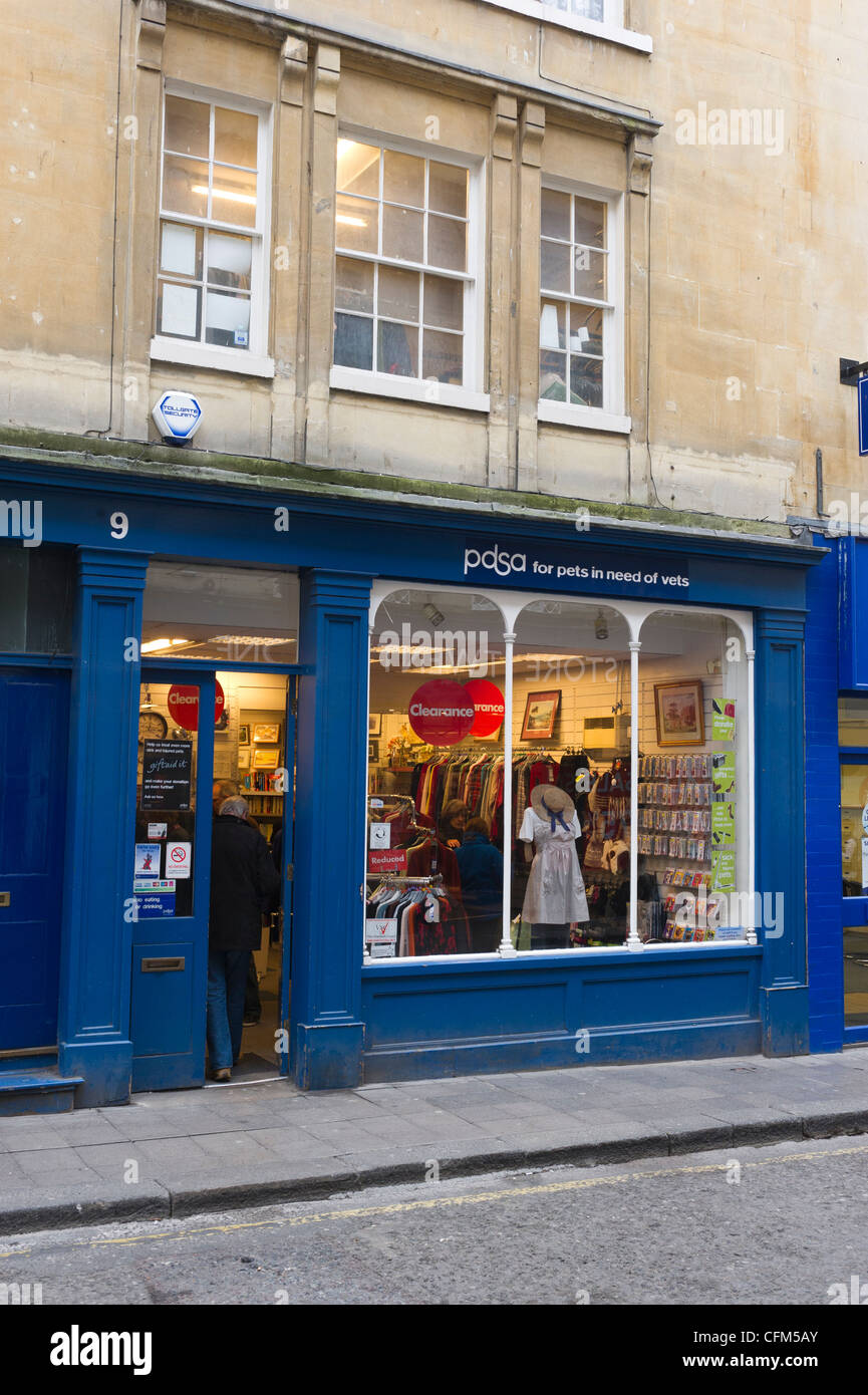 Magasin de charité PEÉA Somerset Bath UK Banque D'Images