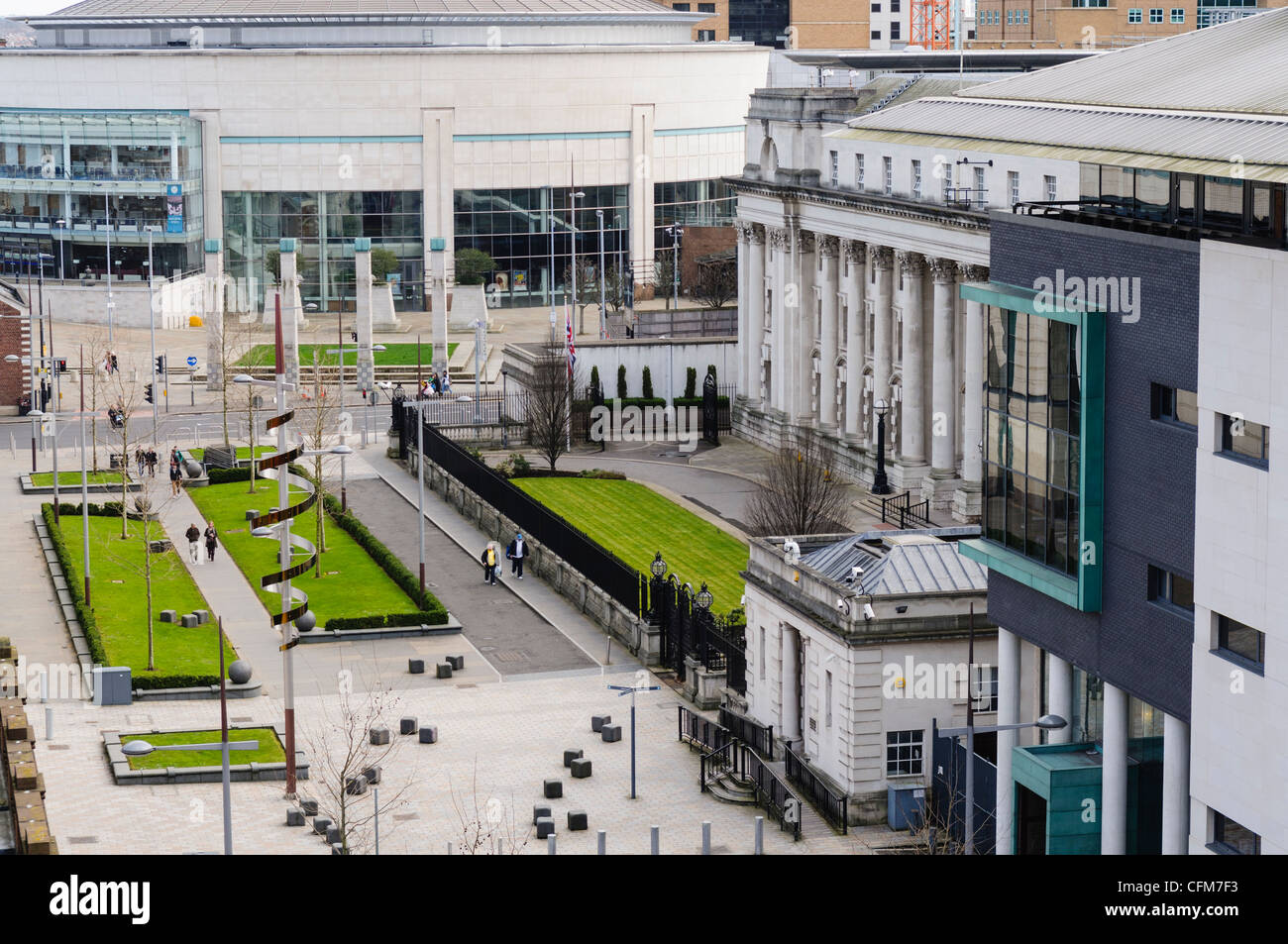 Palais de justice de Belfast à Laganside zone Banque D'Images