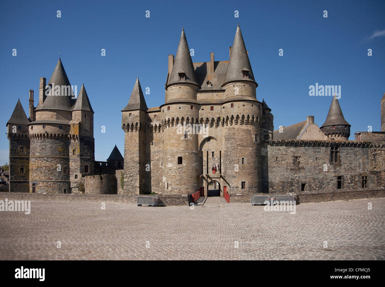 Château de Vitré, Vitré, Bretagne, France, Europe Banque D'Images