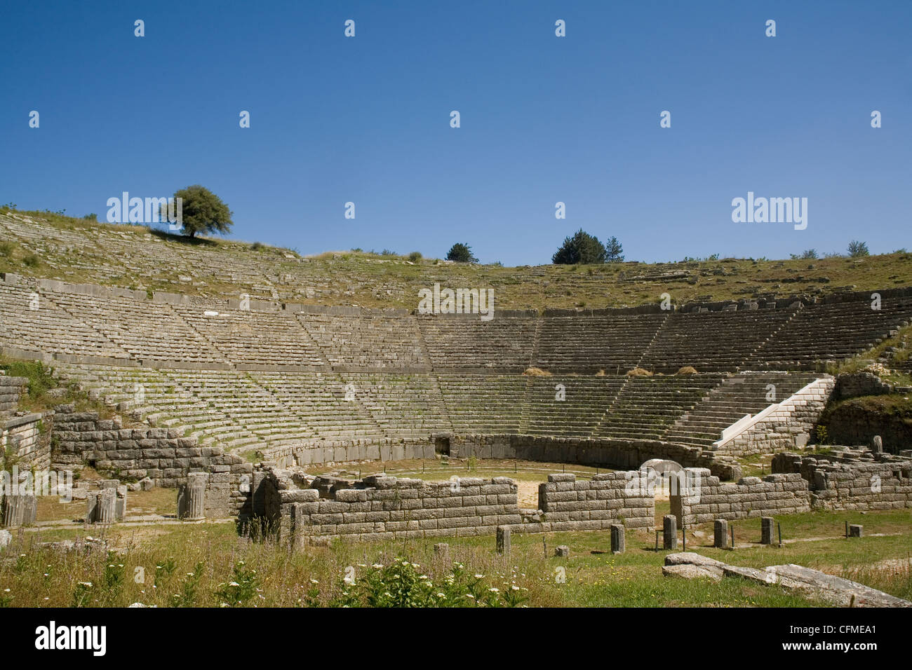 Le 3ème siècle avant J.-C., Théâtre Dodona, Epiros, Grèce, Europe Banque D'Images