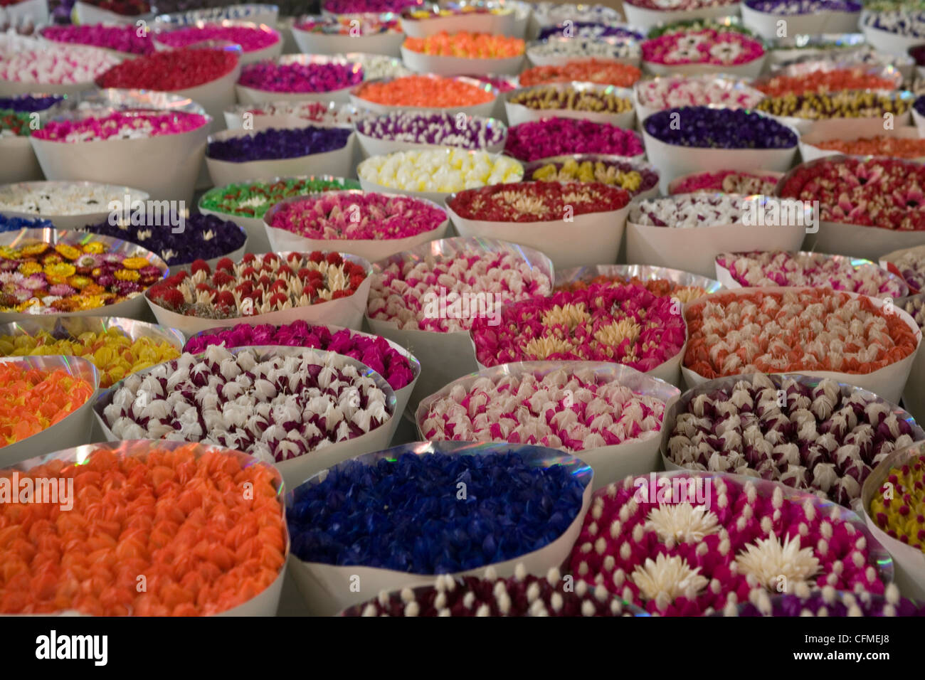 Marché aux Fleurs, Kunming, Yunnan, China, Asia Banque D'Images
