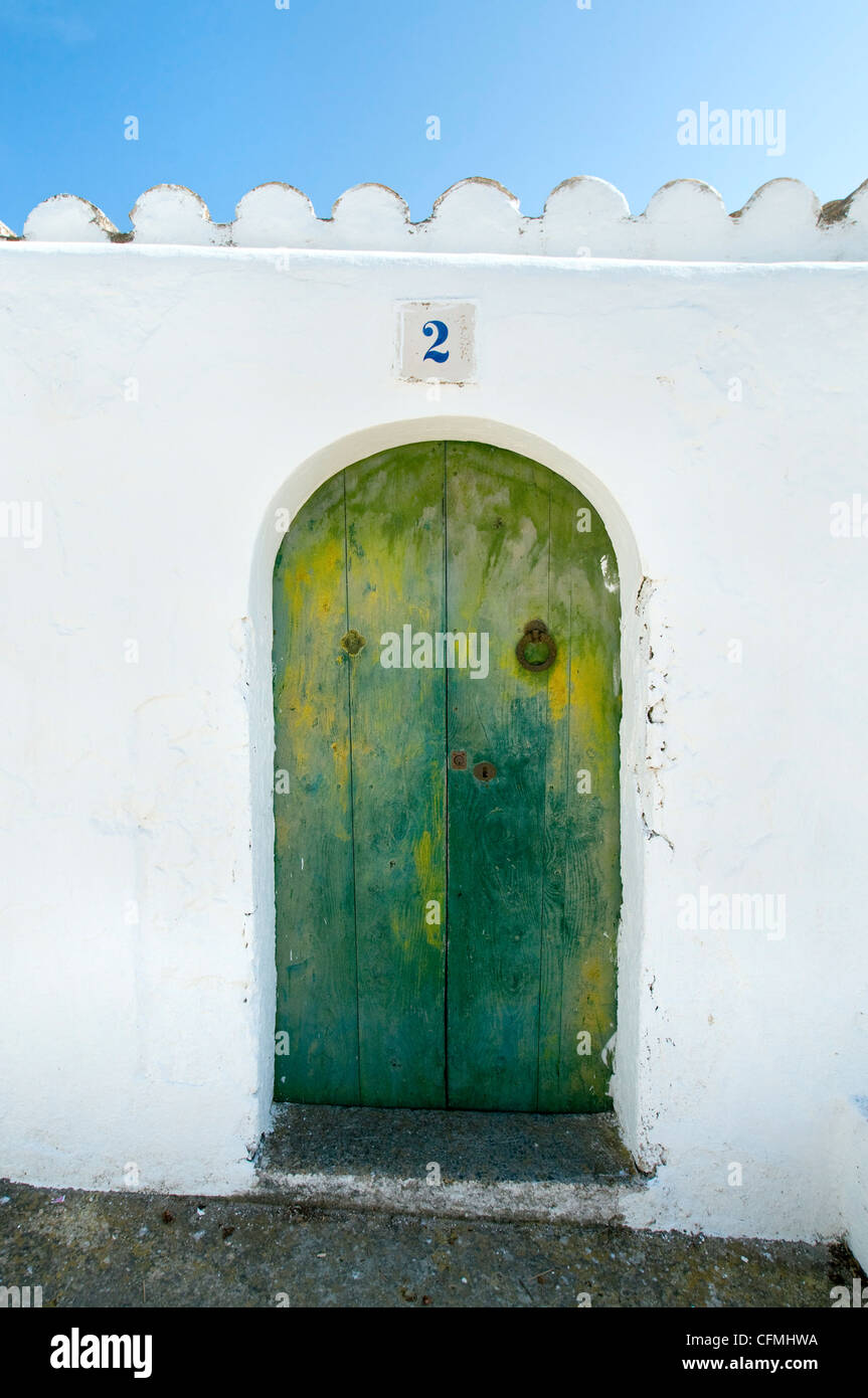 Vieille porte Santa Eulalia Ibiza Baléares Espagne Banque D'Images