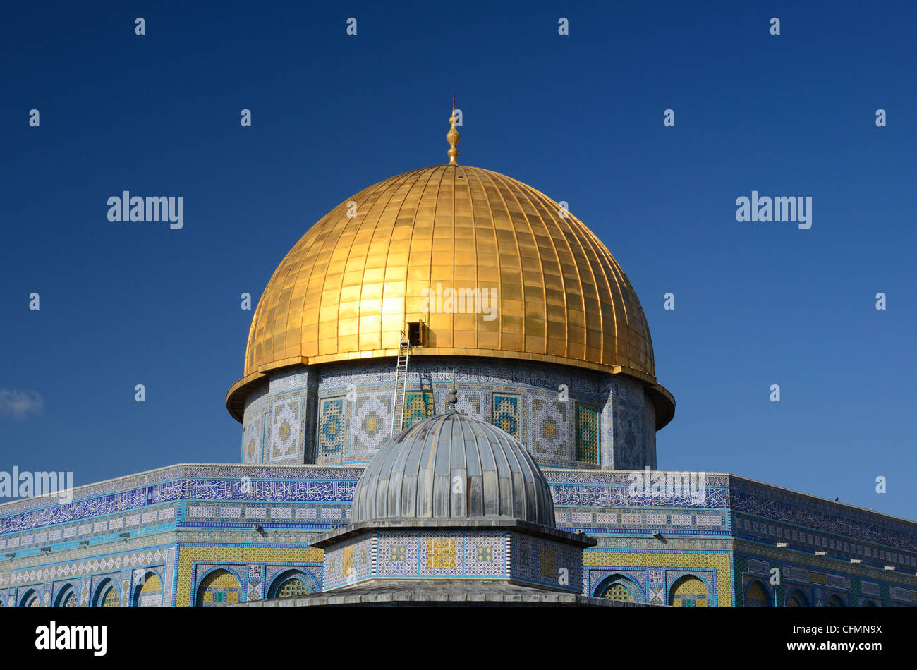 Dôme du Rocher à Jérusalem, Israël. Banque D'Images